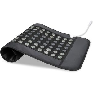 far infrared heating pad emf free timed auto off, ade stones storage bag 2025upgraded